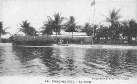Le Poste de Port-Gentil - Photo : http://postcardman.net